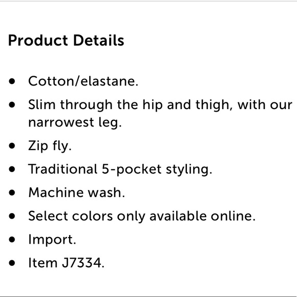 J. Crew Factory Men’s Slim-Fit Flex Cord Pants - Picture 5 of 11